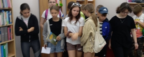 Spotkanie z klasami czwartmi oraz piątymi ze Szkoły Podstawowej im. M. Konopnickiej w Gabinie (01.06.2023)